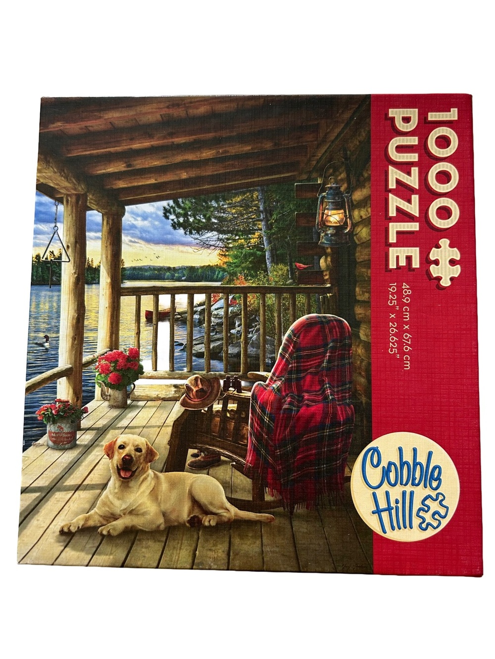 Cabin Porch Cobble Hill 1000 Piece Jigsaw Puzzle